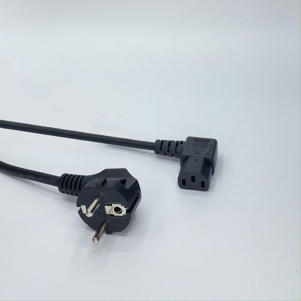 Power cables with Schuko plug, English Italy and Europe