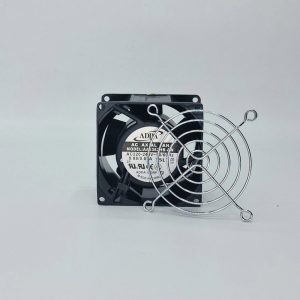 VENTOLA ASSIALE 80X80X38  230VAC, ADDA 0.84M3/MIN, 2800RPM, COMPLETA DI GRIGLIA
