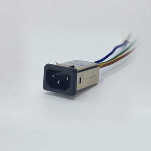 FILTRO IEC 6A EMI C14 250 V C.A. FILI, SNAP-IN